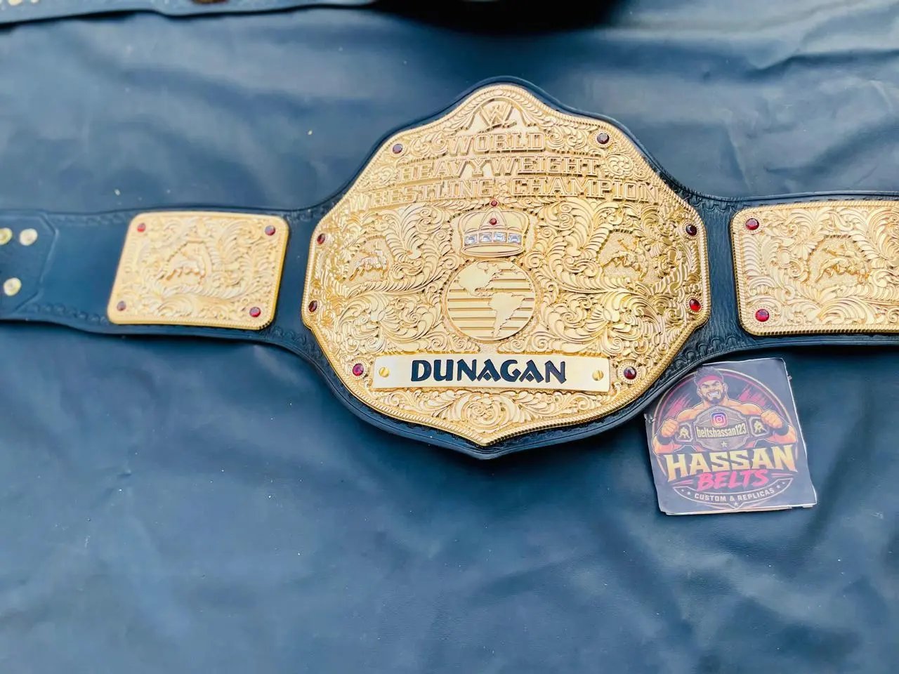 WWE Big Gold Championship Replica Belt (World Heavyweight Wrestling Champion style)