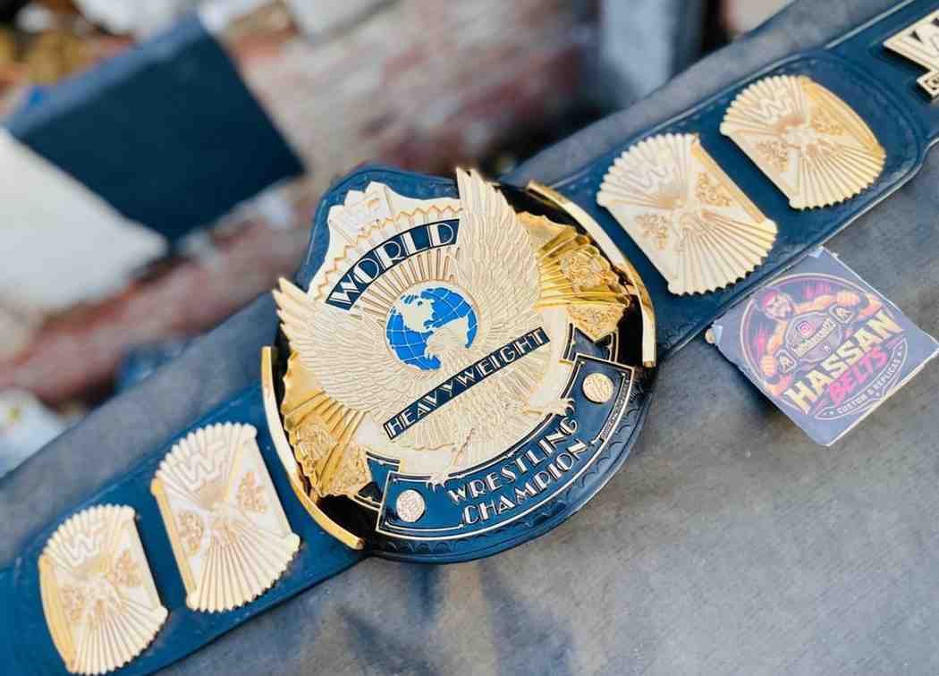WWF Wing Eagle 4mm CNC Handmade Texture 24k Gold Championship Belt - Image 4