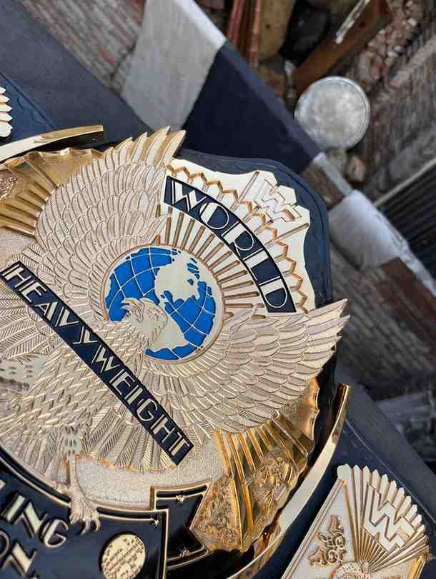 WWF Wing Eagle 4mm CNC Handmade Texture 24k Gold Championship Belt - Image 7