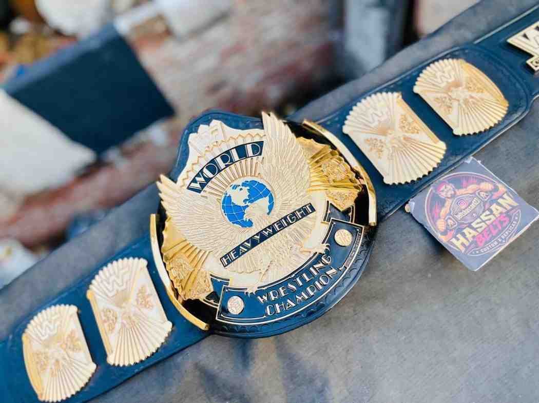 WWF Wing Eagle 4mm CNC Handmade Texture 24k Gold Championship Belt - Image 8