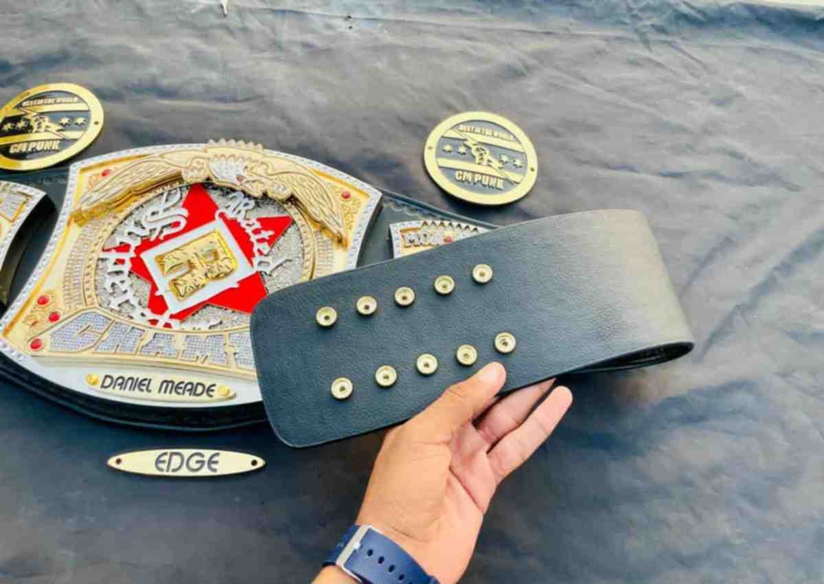 Custom 24k Gold "Rated R" Spinner Championship Belt - Image 10