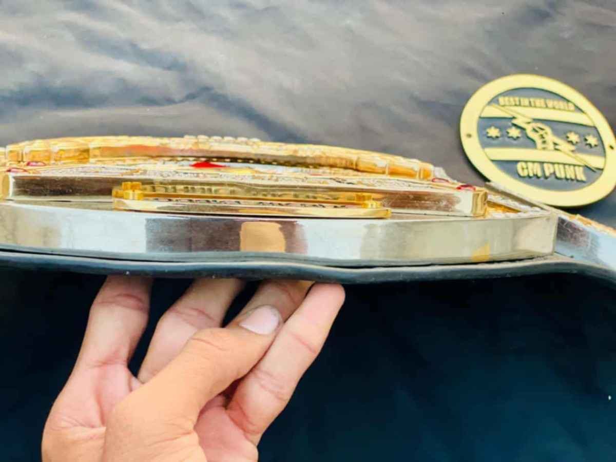 Custom 24k Gold "Rated R" Spinner Championship Belt - Image 6