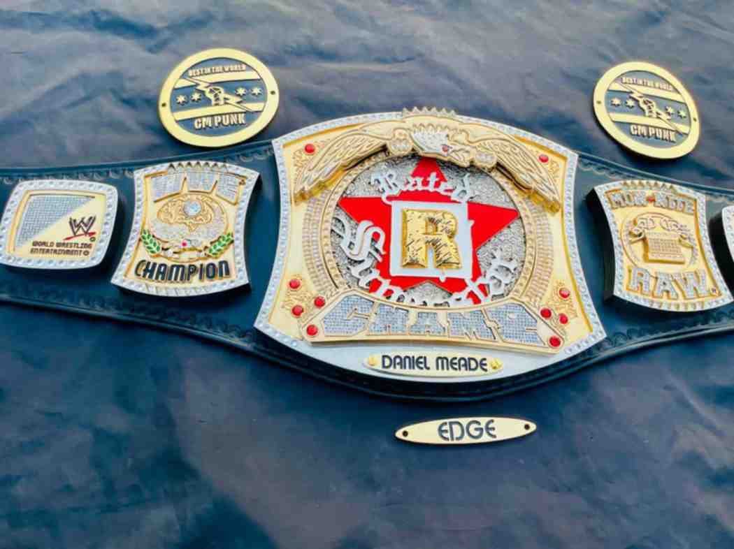 Custom 24k Gold "Rated R" Spinner Championship Belt - Image 5