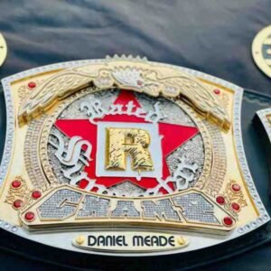 Custom 24k Gold "Rated R" Spinner Championship Belt