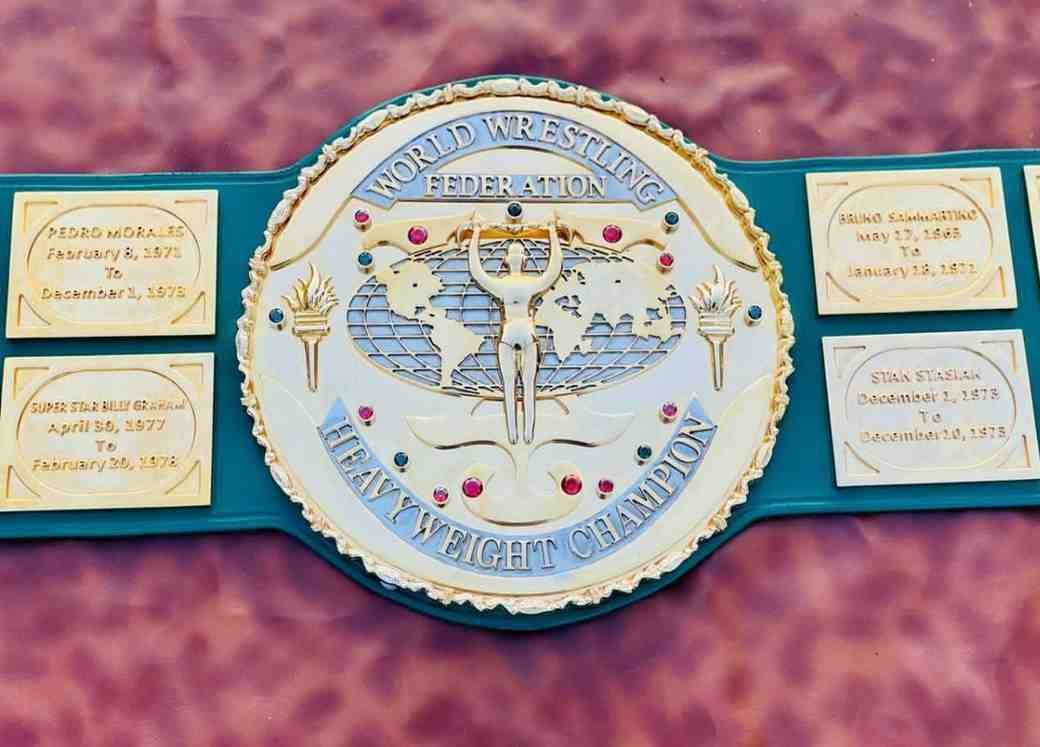 WWF Green Big Green Heavyweight Championship Replica Belt - Image 4