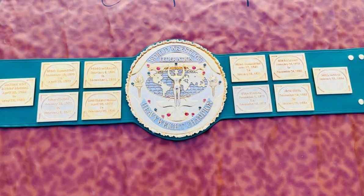 WWF Green Big Green Heavyweight Championship Replica Belt