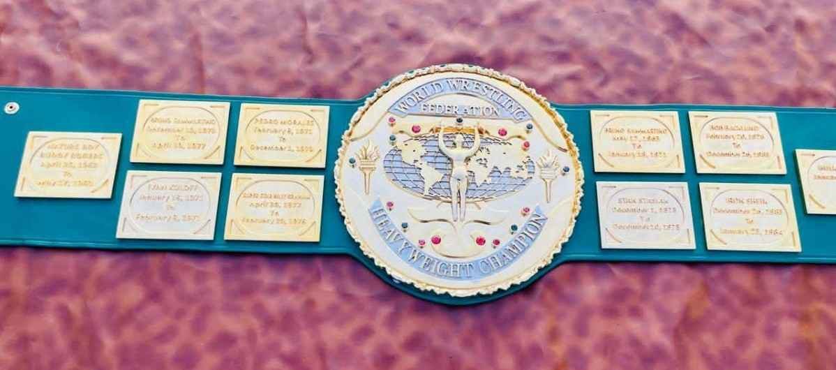 WWF Green Big Green Heavyweight Championship Replica Belt - Image 6