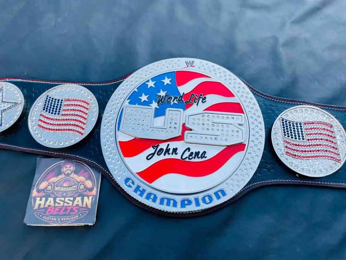 John Cena US 10mm Championship spinner Replica Belt - Image 3