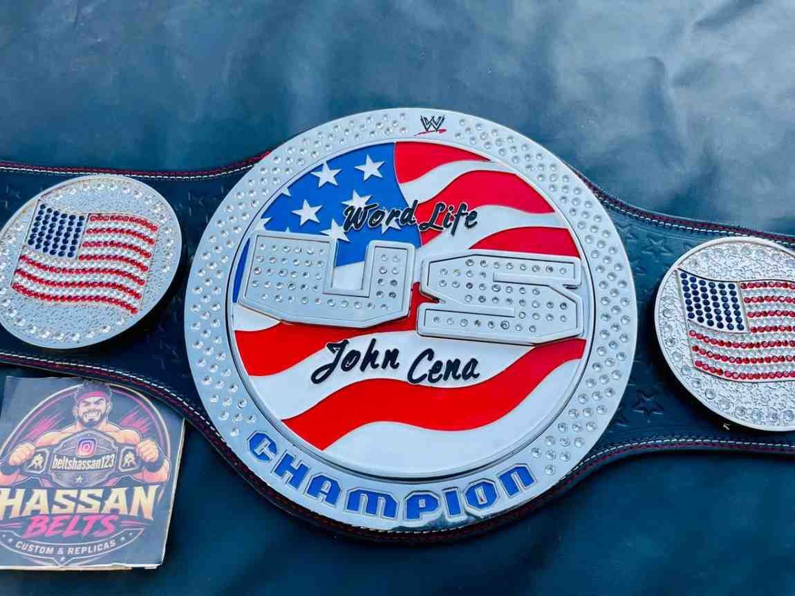 John Cena US 10mm Championship spinner Replica Belt