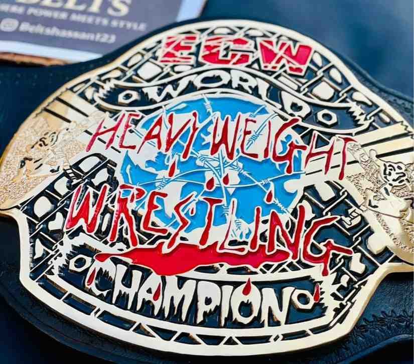 ECW 4mm CNC Championship Belt - Image 4