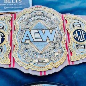 AEW World Championship Replica Belt (Custom MJF "Triple M" Style Edition)