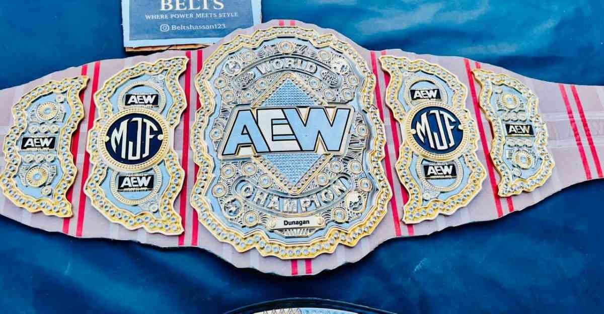 AEW World Championship Replica Belt (Custom MJF "Triple M" Style Edition)