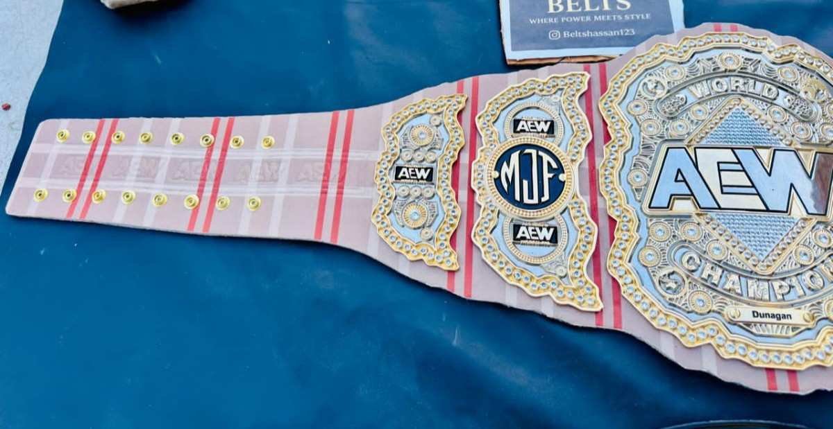 AEW World Championship Replica Belt (Custom MJF "Triple M" Style Edition) - Image 6