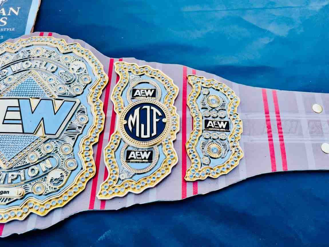 AEW World Championship Replica Belt (Custom MJF "Triple M" Style Edition) - Image 8