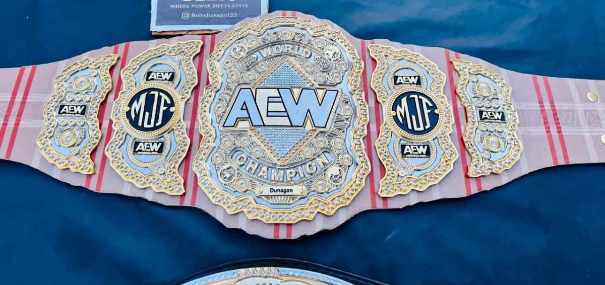 AEW World Championship Replica Belt (Custom MJF "Triple M" Style Edition) - Image 3