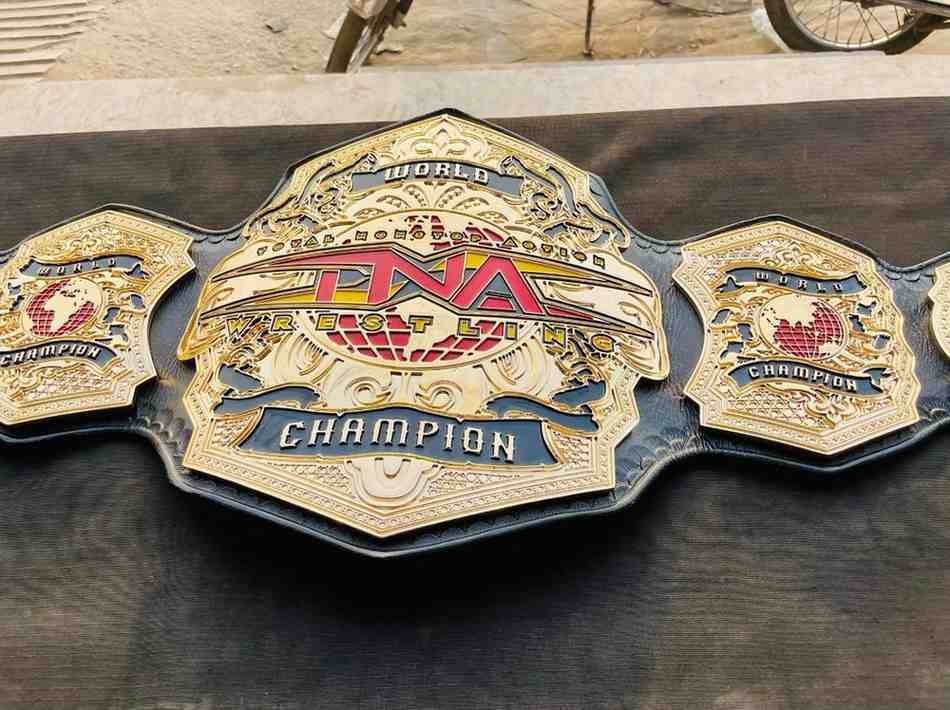 TNA World Heavyweight Championship 4mm Replica Belt - Image 2