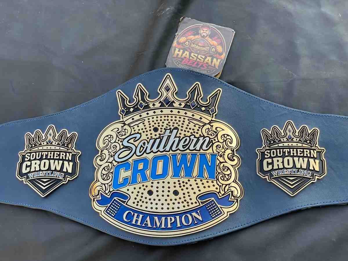 Southern Crown Champion Custom Championship Belt (4mm CNC Engraved) - Image 8