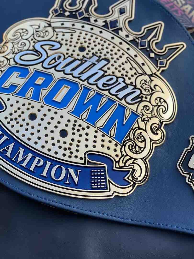 Southern Crown Champion Custom Championship Belt (4mm CNC Engraved) - Image 6