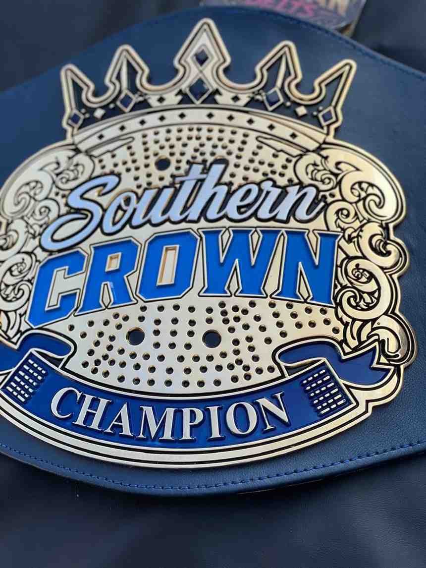 Southern Crown Champion Custom Championship Belt (4mm CNC Engraved) - Image 5