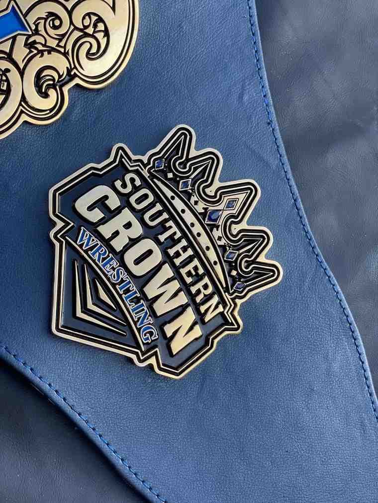 Southern Crown Champion Custom Championship Belt (4mm CNC Engraved) - Image 4
