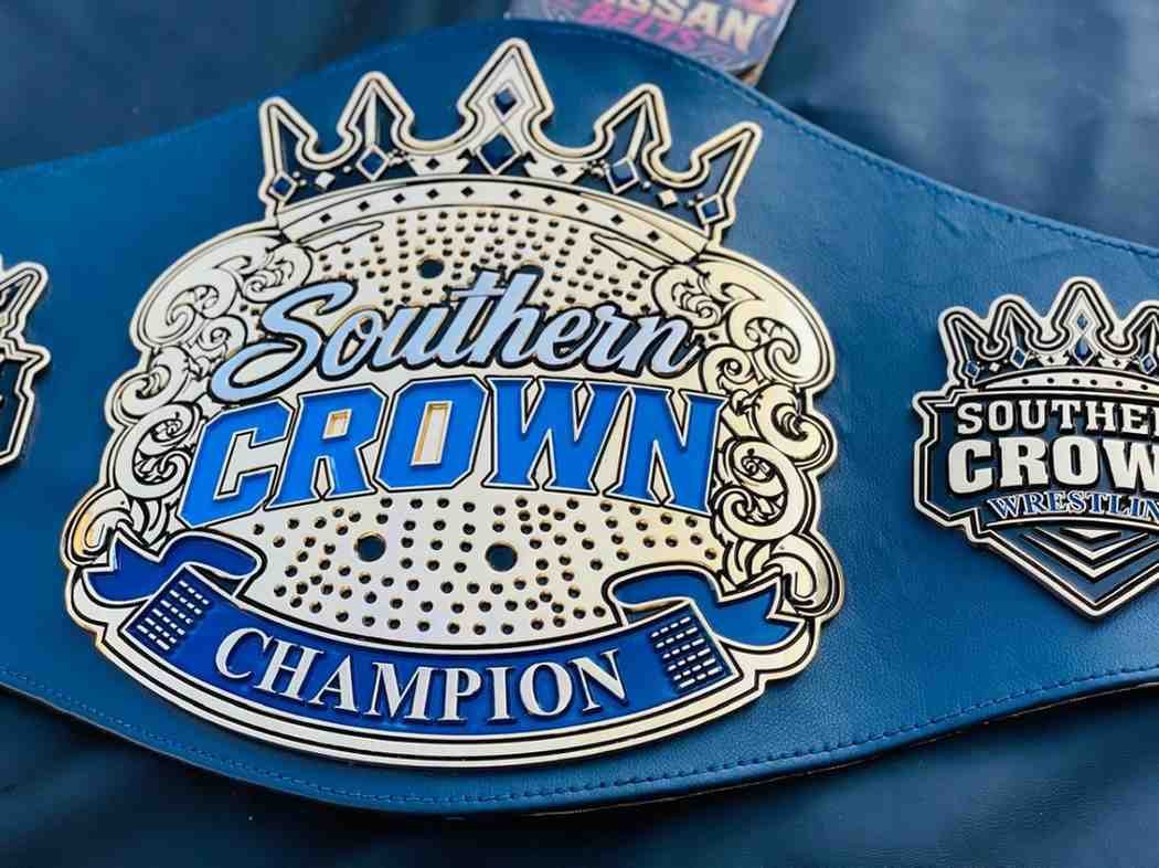 Southern Crown Champion Custom Championship Belt (4mm CNC Engraved)
