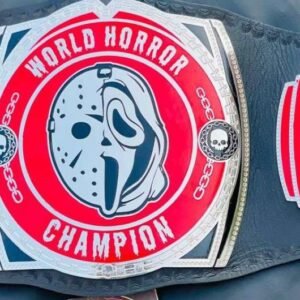 World Horror Champion 2mm Brass Custom Championship Belt