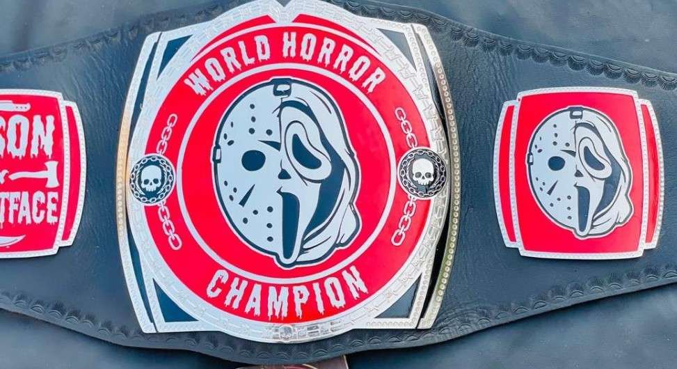 World Horror Champion 2mm Brass Custom Championship Belt