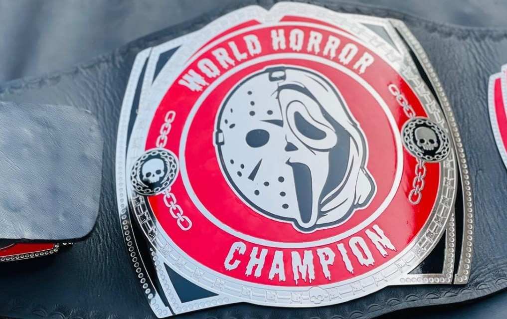World Horror Champion 2mm Brass Custom Championship Belt - Image 2