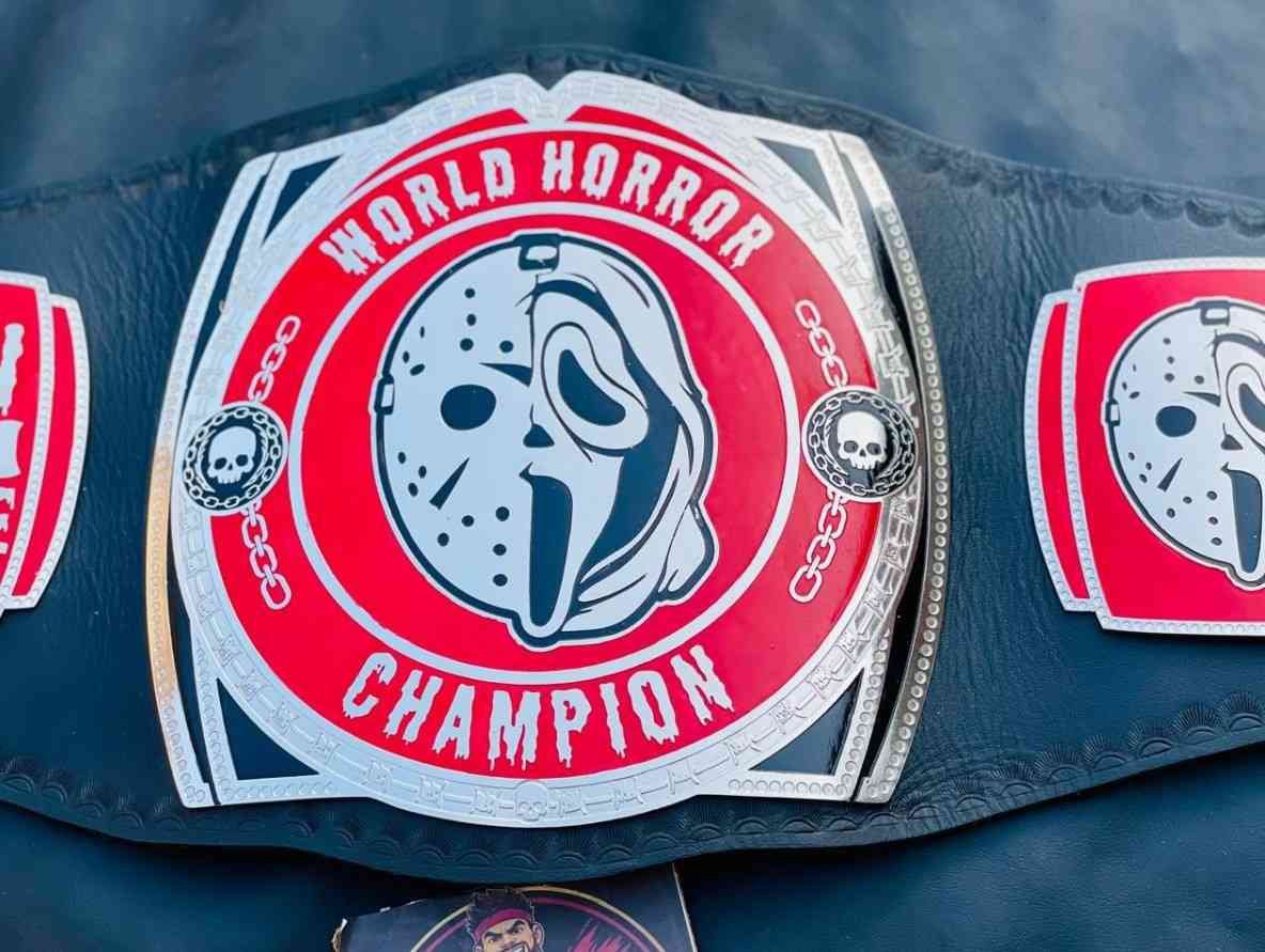 World Horror Champion 2mm Brass Custom Championship Belt - Image 9