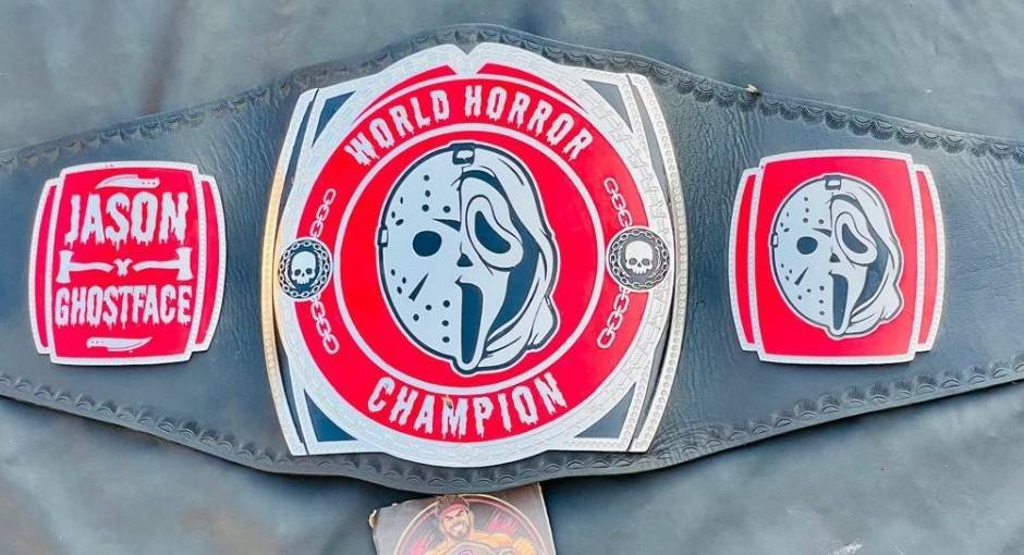 World Horror Champion 2mm Brass Custom Championship Belt - Image 4
