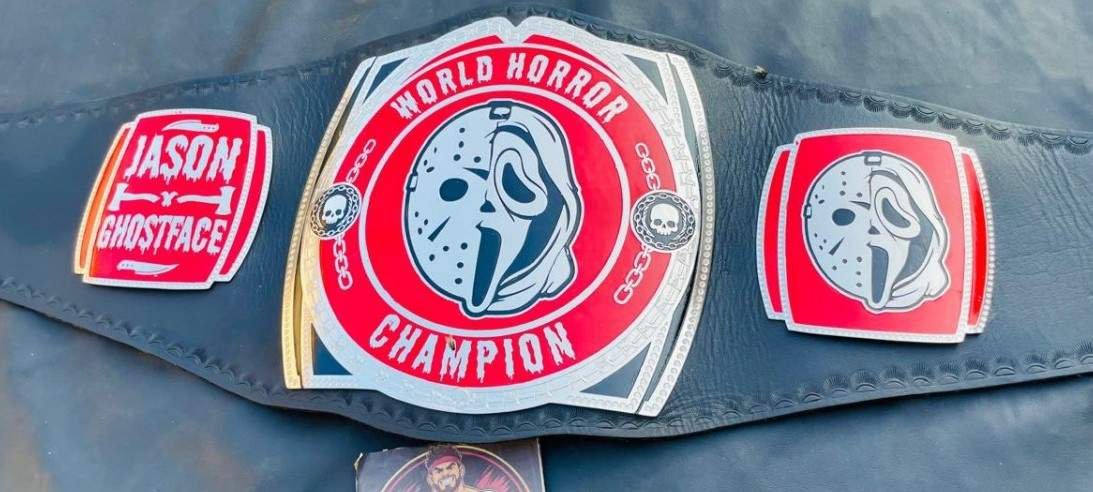 World Horror Champion 2mm Brass Custom Championship Belt - Image 3