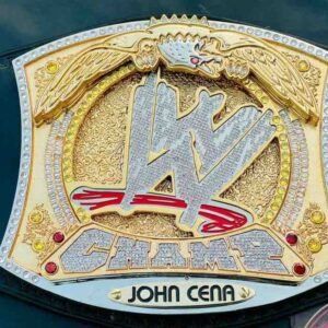 Custom WWE Spinner 20mm 3D 24k Gold Belt