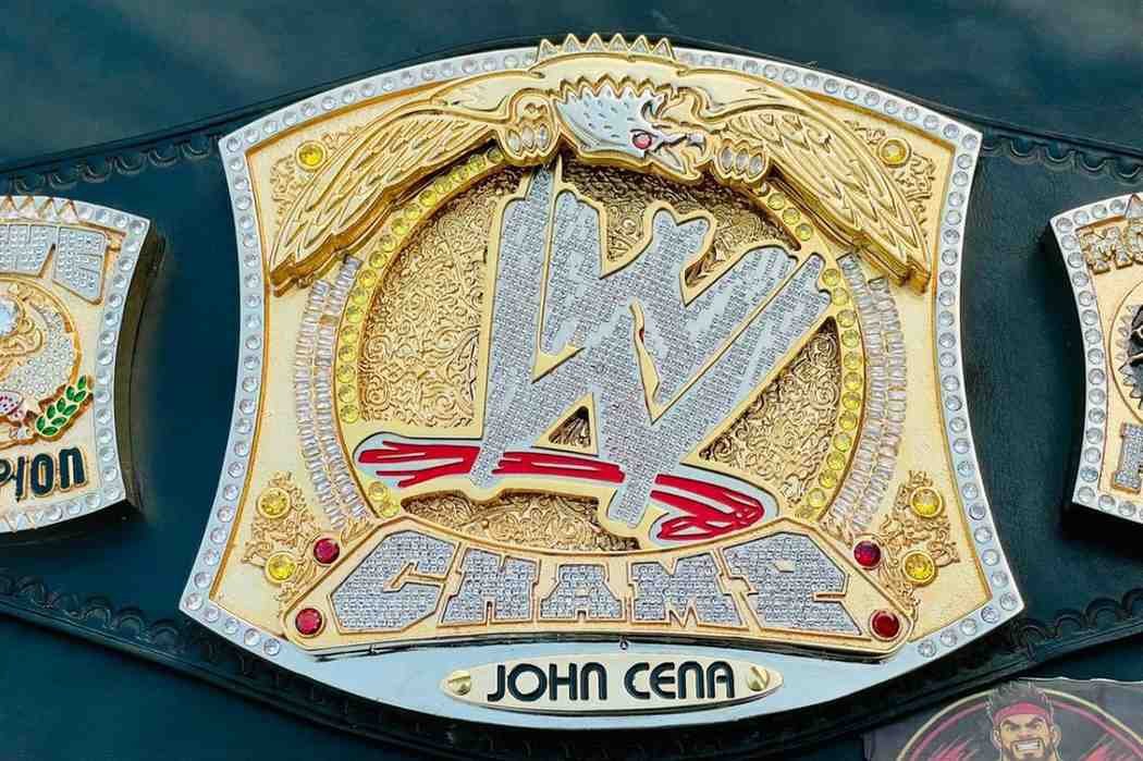 Custom WWE Spinner 20mm 3D 24k Gold Belt