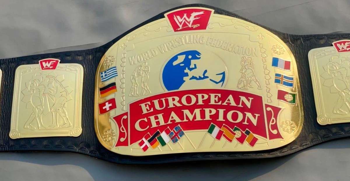 WWF European Championship Replica Belt (2mm Brass)