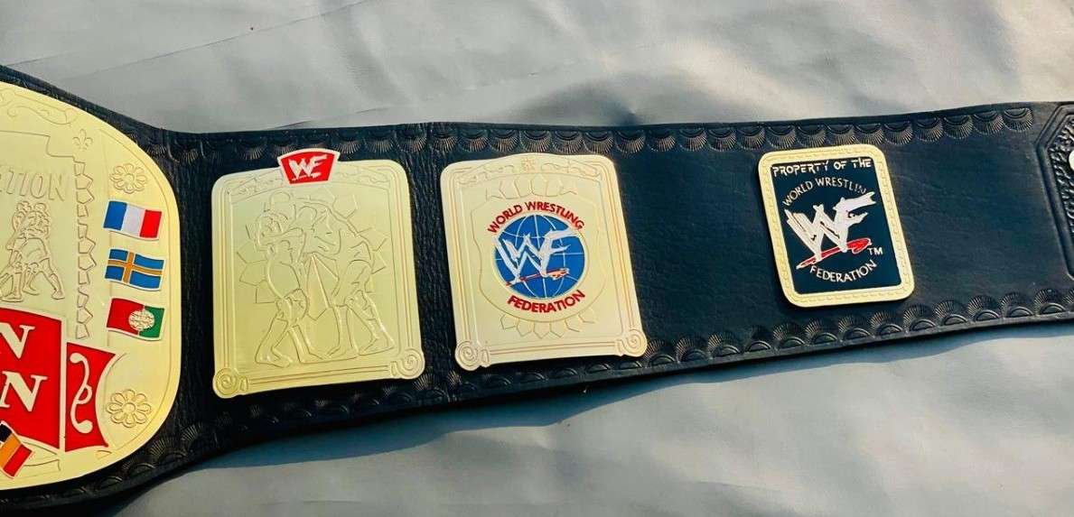 WWF European Championship Replica Belt (2mm Brass) - Image 8