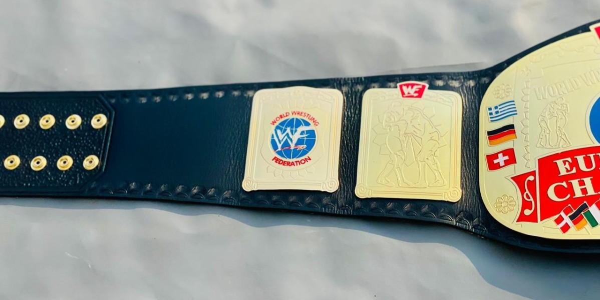 WWF European Championship Replica Belt (2mm Brass) - Image 5