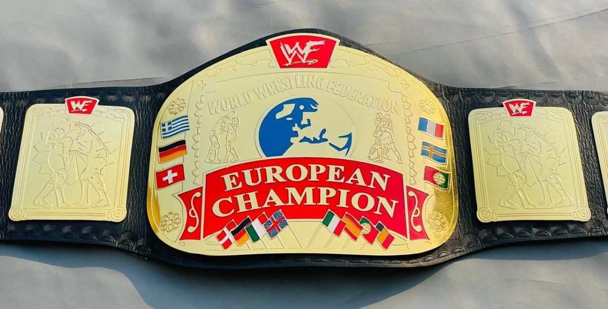 WWF European Championship Replica Belt (2mm Brass) - Image 6