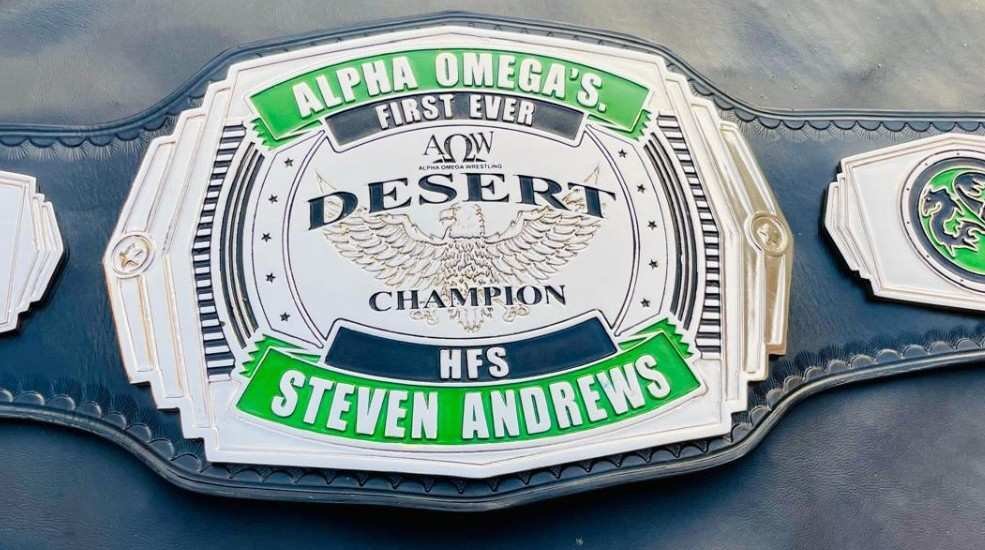 AQW Custom Desert Champion Wrestling Belt
