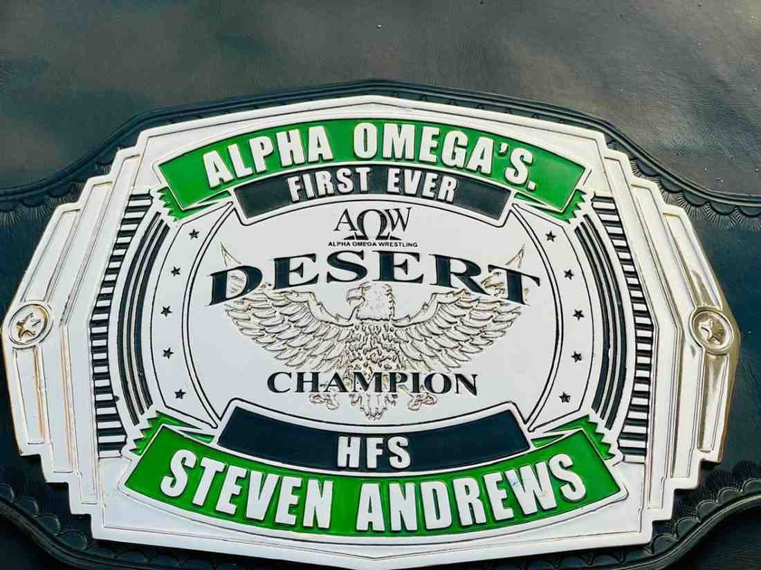 AQW Custom Desert Champion Wrestling Belt - Image 7
