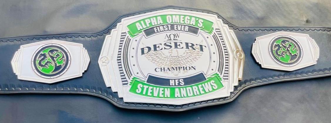 AQW Custom Desert Champion Wrestling Belt - Image 6