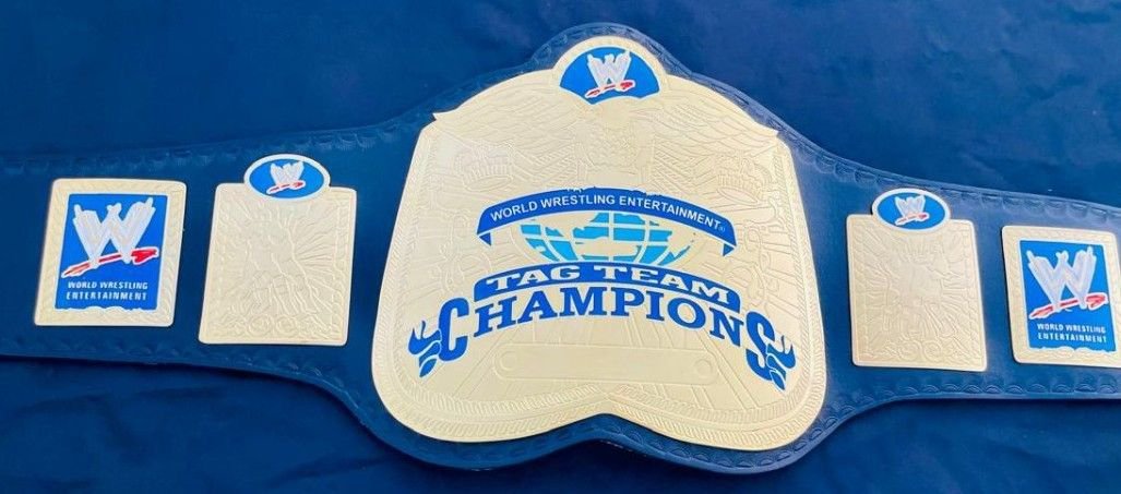 WWE World Wrestling Entertainment Tag Team Championship Belt - Image 6
