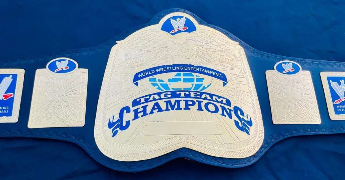 WWE World Wrestling Entertainment Tag Team Championship Belt - Image 7