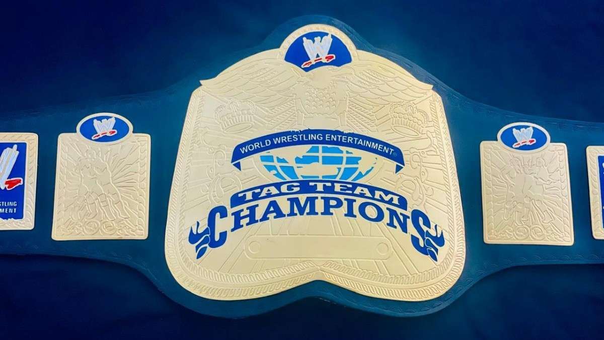 WWE World Wrestling Entertainment Tag Team Championship Belt - Image 5