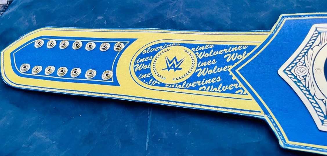 Custom Michigan Wolverines Championship Championship Belt - Image 8