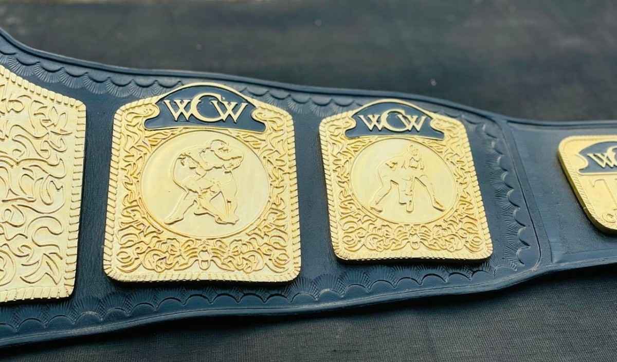 WCW World Television Championship Replica Belt (4mm SD Quality) - Image 3