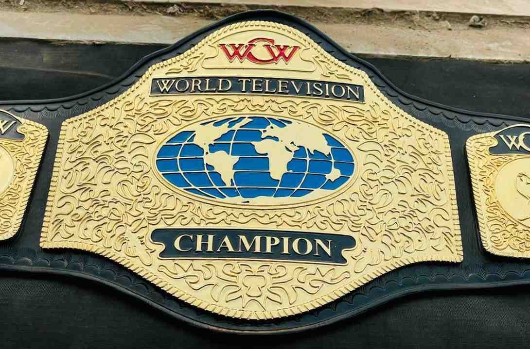 WCW World Television Championship Replica Belt (4mm SD Quality) - Image 7