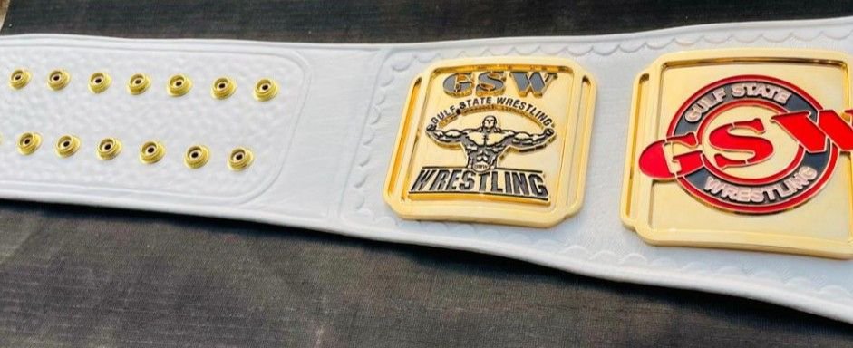 GSW Custom Intercontinental Heavyweight Wrestling Championship Belt - Image 4