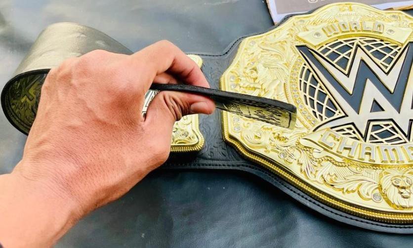 World Heavyweight Championship (WHC) 10mm 3D Cast Belt - Image 2