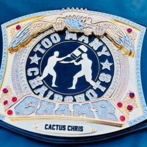 Custom "Too Many Chair Shots" 3D Championship Belt