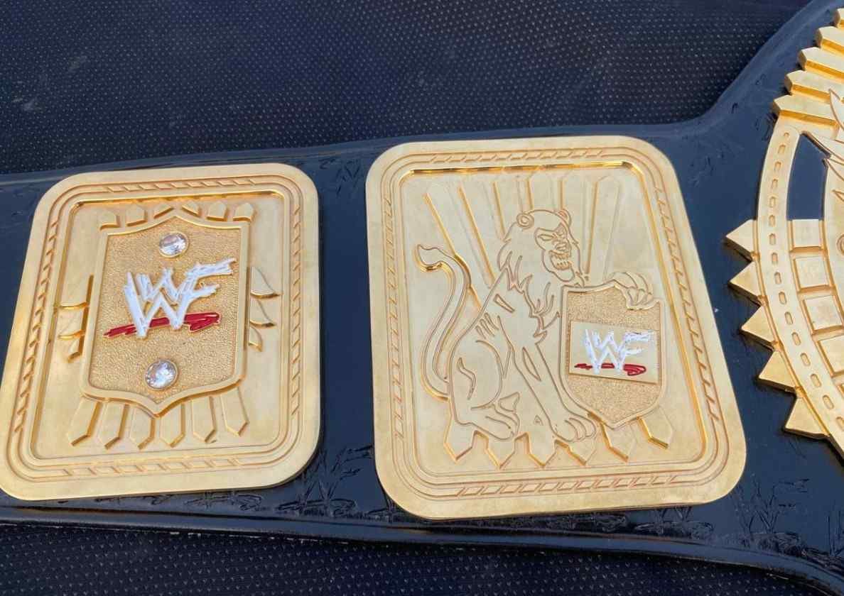 WWF "Scratch Logo" Big Eagle Championship Belt (4mm CNC Engraved) - Image 4